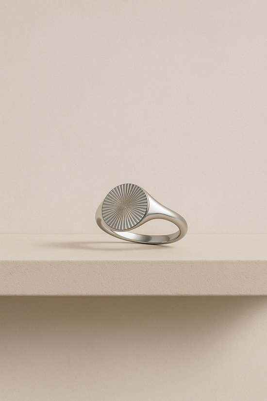 The Solace Polished Silver Ring