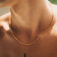 The Mono Chain – Slim Titanium Steel Necklace