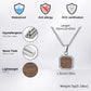 Octagon Pendant Necklace – Walnut Inlay