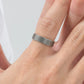 Unbound – Adjustable Open Ring with Linear Detailing